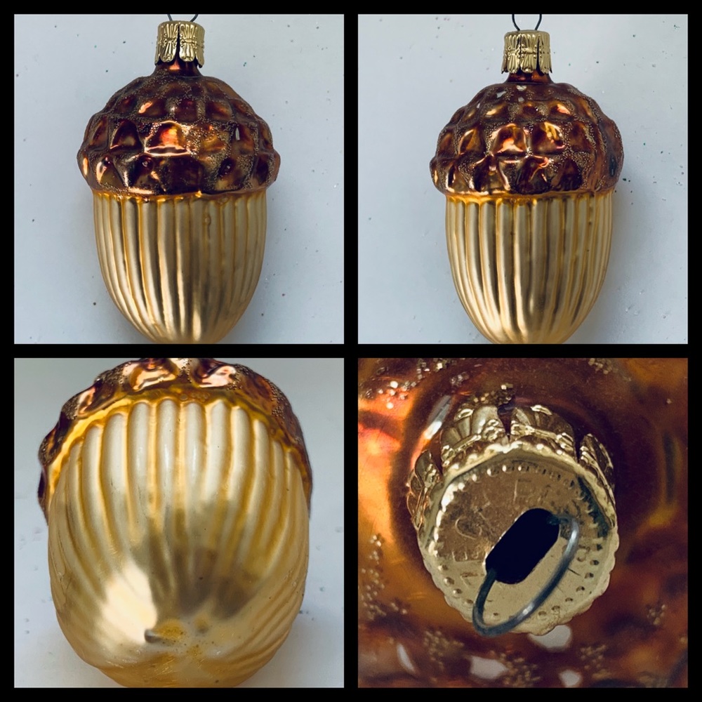 Acorn & Walnut Czech Republic Vintage Ornaments - Picture 3 of 3